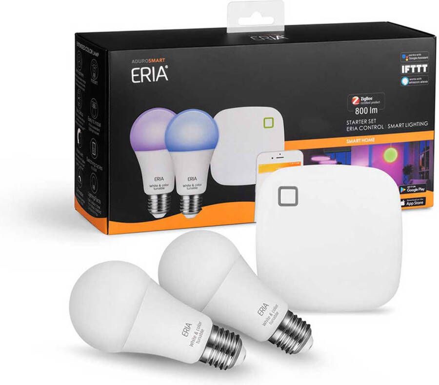 AduroSmart ERIA startpakket 2 Tunable Colour lampen en bridge