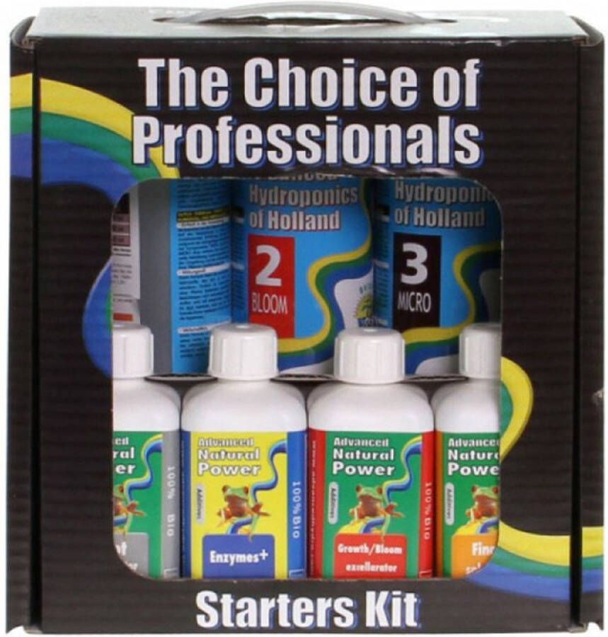 Advanced Hydroponics Starters Kit Kweekset Plantenvoeding Optimale groei & bloei Geschikt voor alle mediums Bemesting