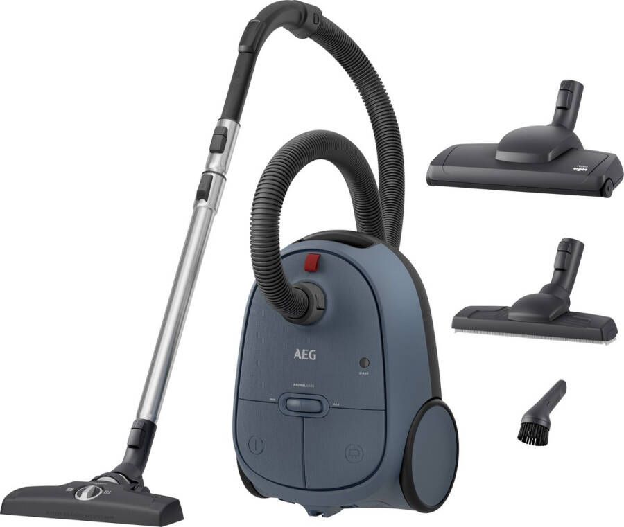 AEG Animal 6000 Stofzuiger Met stofzak 73 dB Parketzuigmond Turbozuigmond AB61A4DB