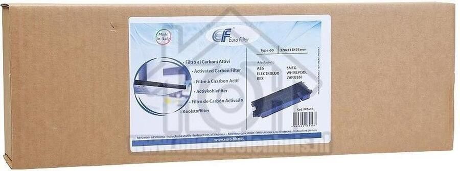 AEG Filter koolstoffilter type 60 Koolstoffilter Zwart