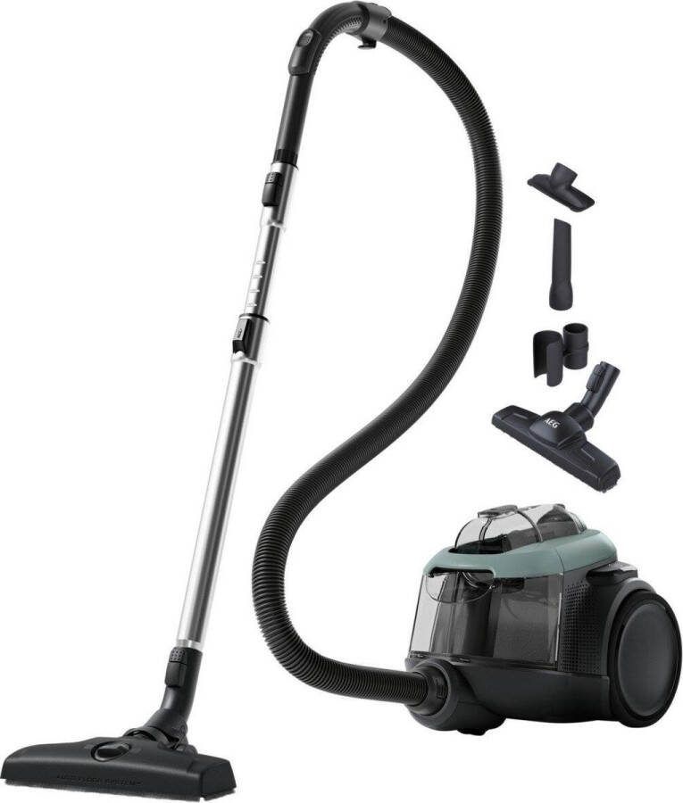 AEG AL61C2OG Clean 6000 Stofzuiger zonder zak Zwart Oceangreen 700W