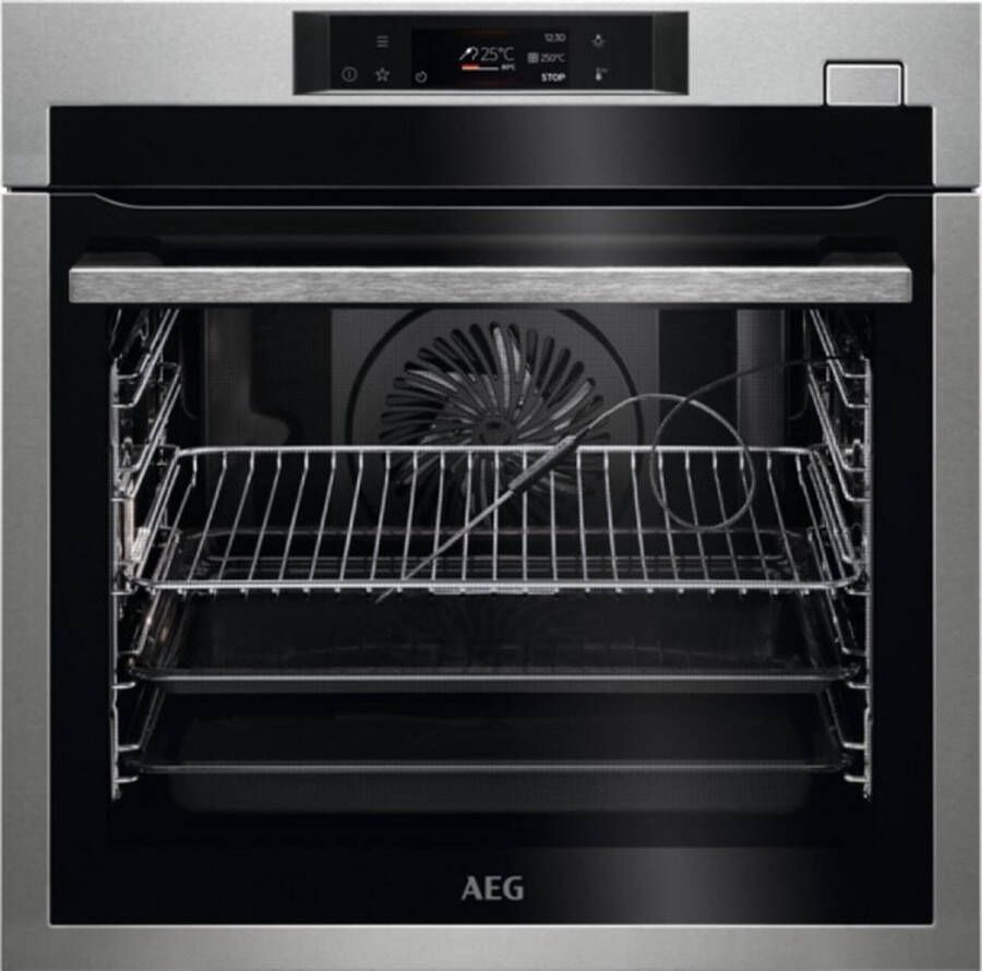 AEG BSE782080M EcoLine 8000 serie SteamBoost Inbouwoven Combi Heteluchtoven Stoomoven