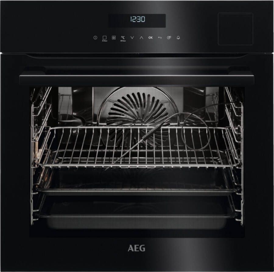 AEG 9000 serie SteamPro Combi hetelucht- en stoomoven BSE792220B