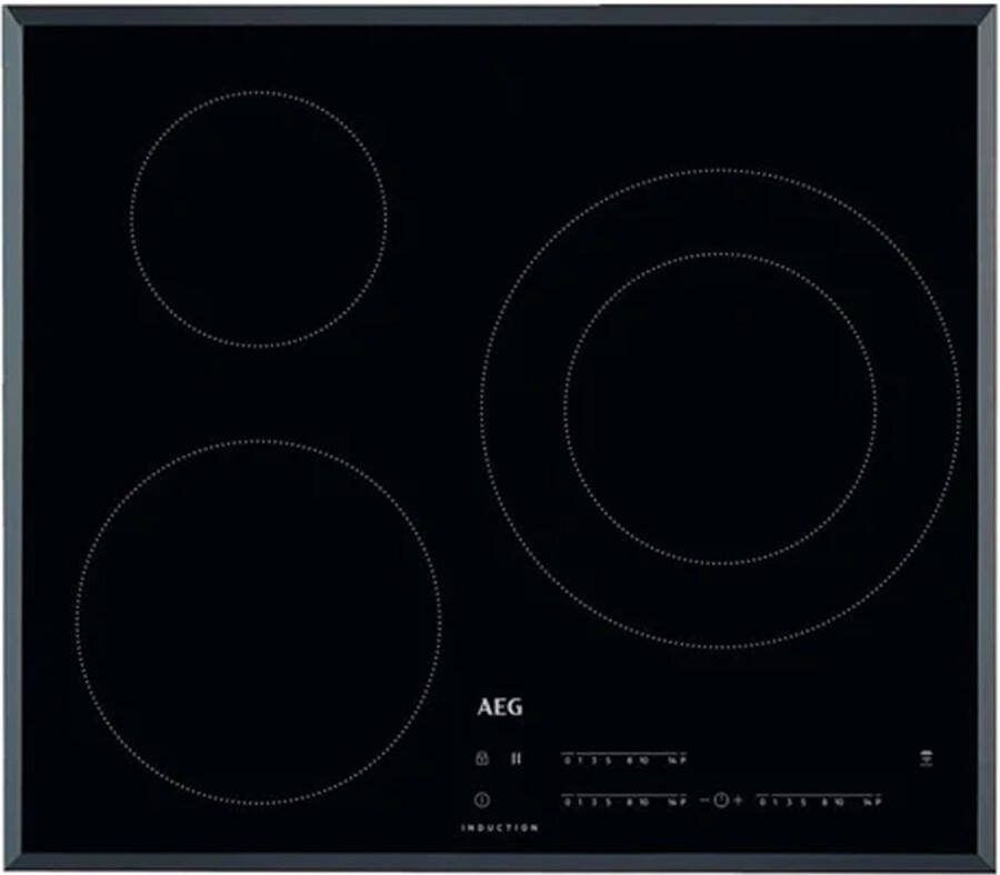 AEG IKB63402FB kookplaat Zwart Ingebouwd Zone van inductiekookplaat 3 zone(s)
