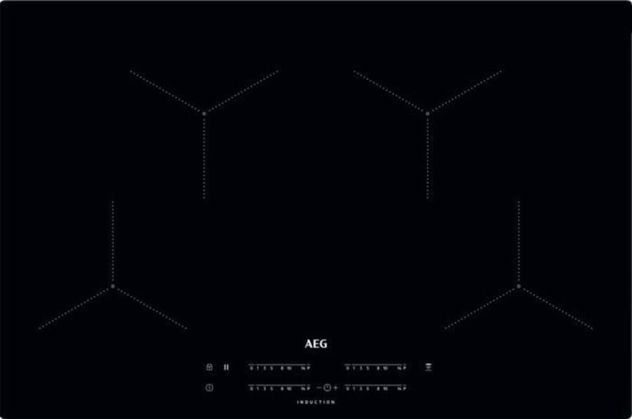 AEG IKB84431IB Zwart Ingebouwd Inductiekookplaat zones 4 zone(s)
