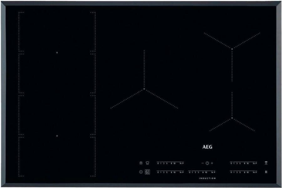 AEG 6000 serie FlexiBridge inductie Kookplaat 80 cm IKE85471FB