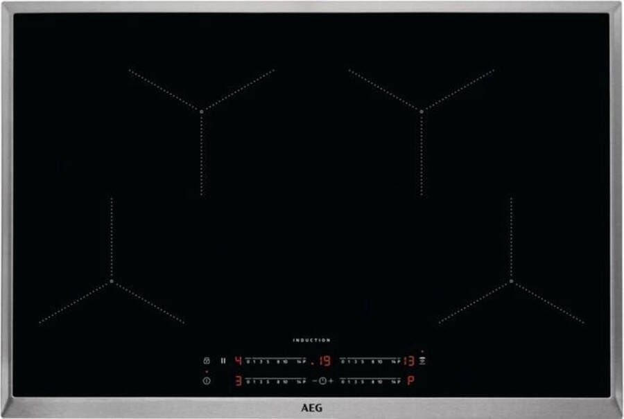 AEG inductie kookplaat met Hob2Hood IKB8443SXB