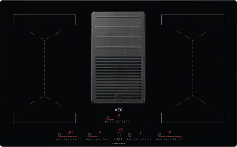 AEG Inductiekookplaat Model IDK84454IB Met afzuiging 4 zones Bridge-Functie