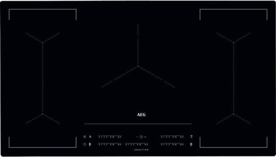 AEG IKE95454IB Zwart Ingebouwd 90 cm Inductiekookplaat zones 5 zone(s)