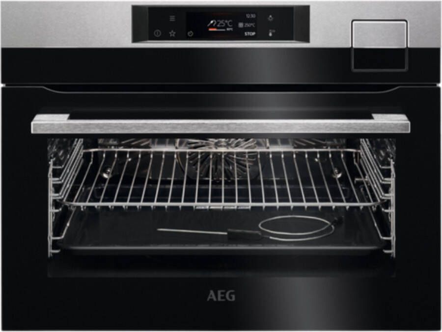 AEG KSK792280M EcoLine 8000 Serie Assistedcooking Inbouwoven hetelucht met Pyrolysereiniging