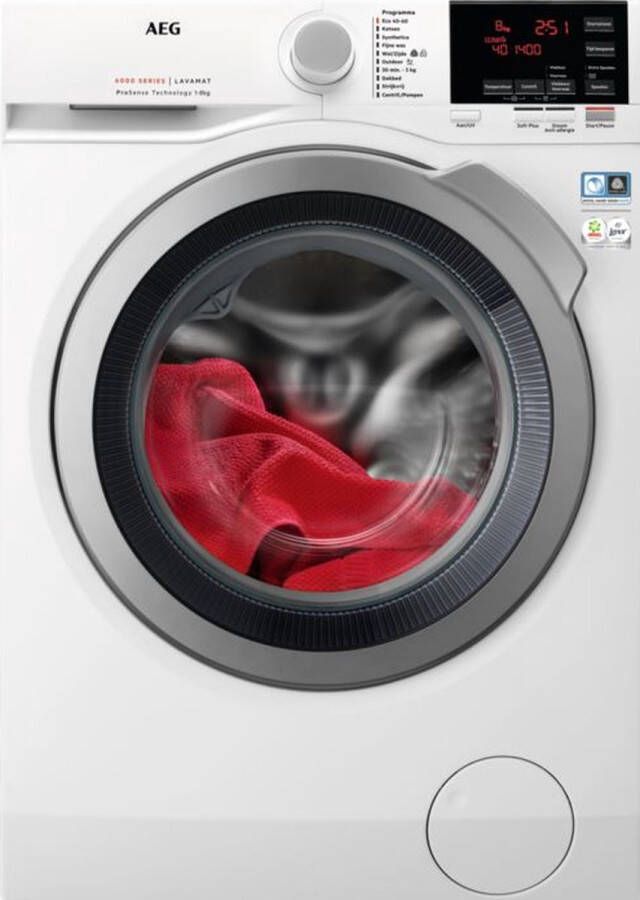 AEG L6FBKOLN Wasmachine 8kg 1600 rpm