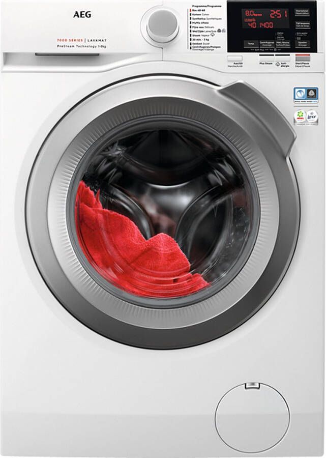 AEG L7FBG84SA 7000 serie ProSteam- Wasmachine 8 kg 1400 rpm