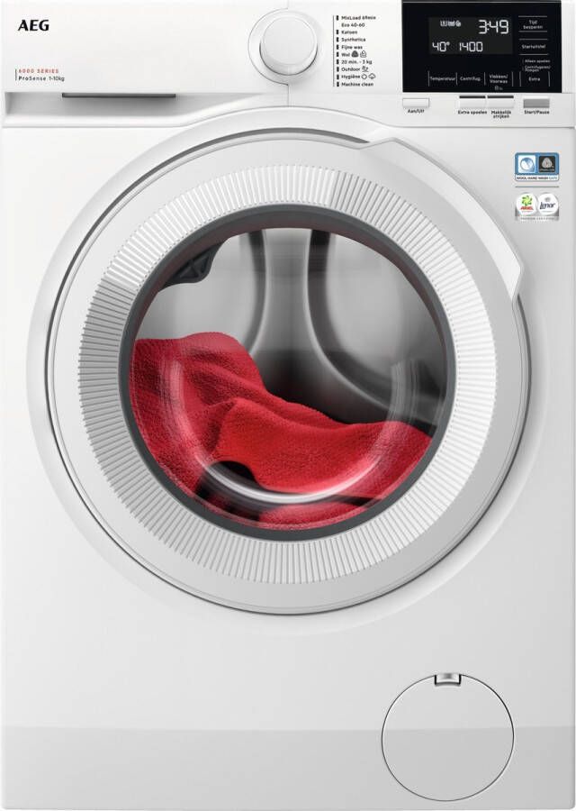 AEG 6000 serie ProSense Wasmachine voorlader 10 kg LR63142