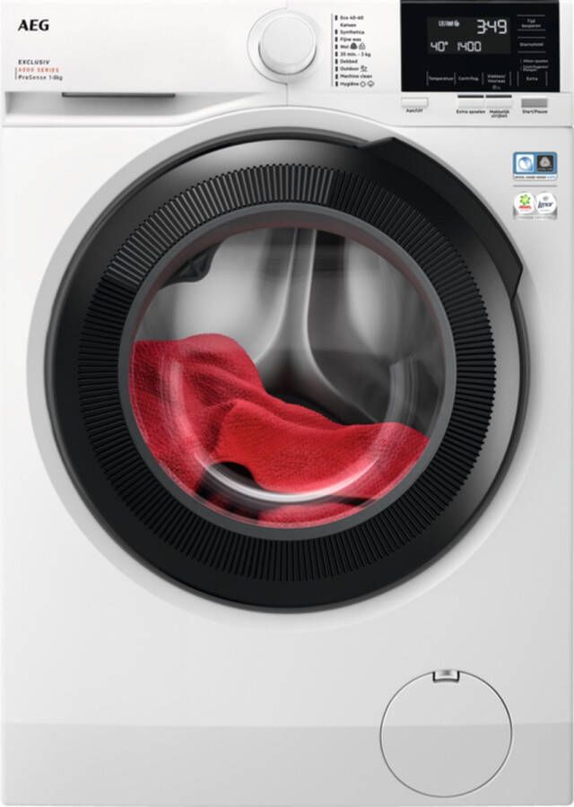 AEG LR6KOLN 6000 serie ProSense Wasmachine voorlader 8 kg