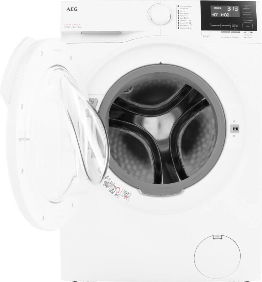AEG LR73842 EcoLine 7000 Serie Prosteam Wasmachine 8 KG Wit - Foto 3