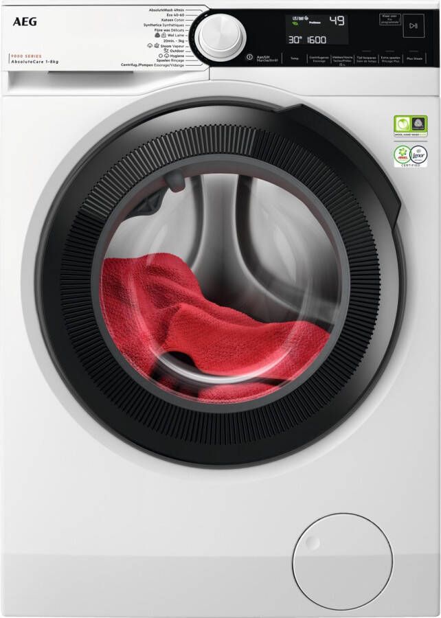 AEG LR9586BN4 EcoLine 9000 serie AbsoluteCare Wasmachine 30% zuiniger dan energielabel A
