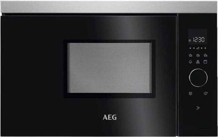 AEG 8000 Magnetron inbouw l zwart vlekvrij rvs MBB1756DEM