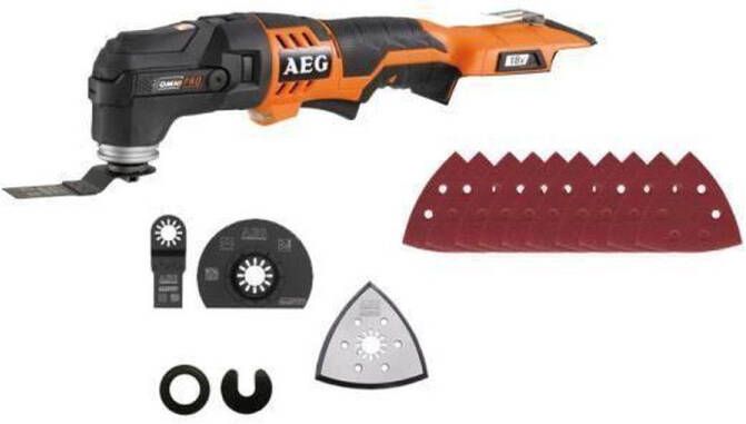 AEG Powertools AEG OMNI 18C Multitool – Body Met accessoires en schuurpapier