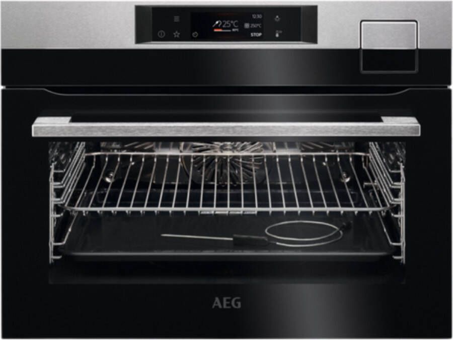 AEG Series 8000 KSK792280M Middelmaat Elektrische oven 43 l 43 l 65 °C Stoom