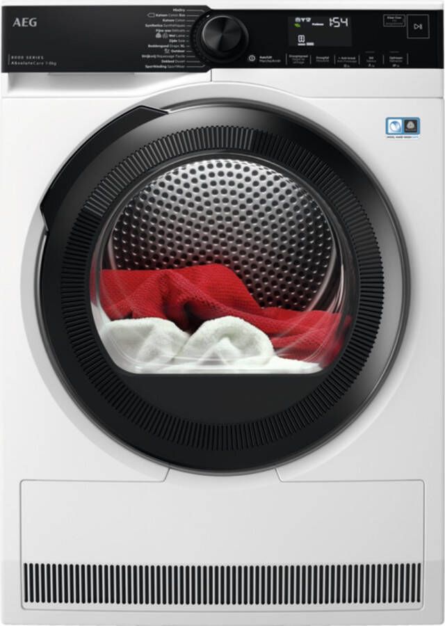 AEG TR88P64B 8000 serie AbsoluteCare Wasdroger Warmtepompdroger 8 kg