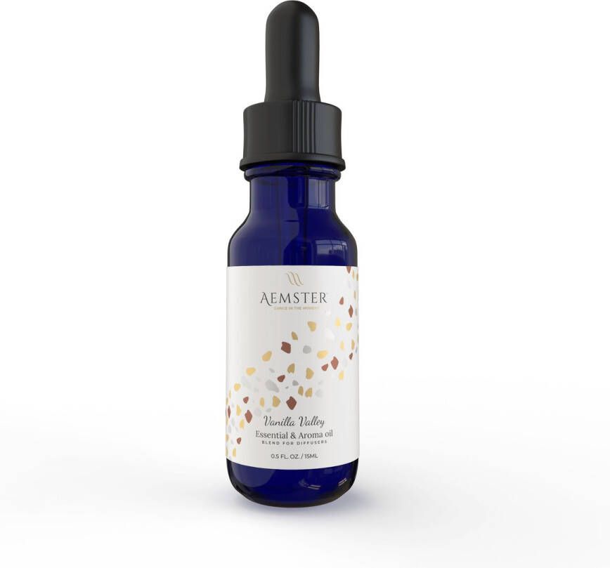 Aemster Vanilla Valley (15ml) Geurolie Huisparfum Geschikt voor aroma diffusers