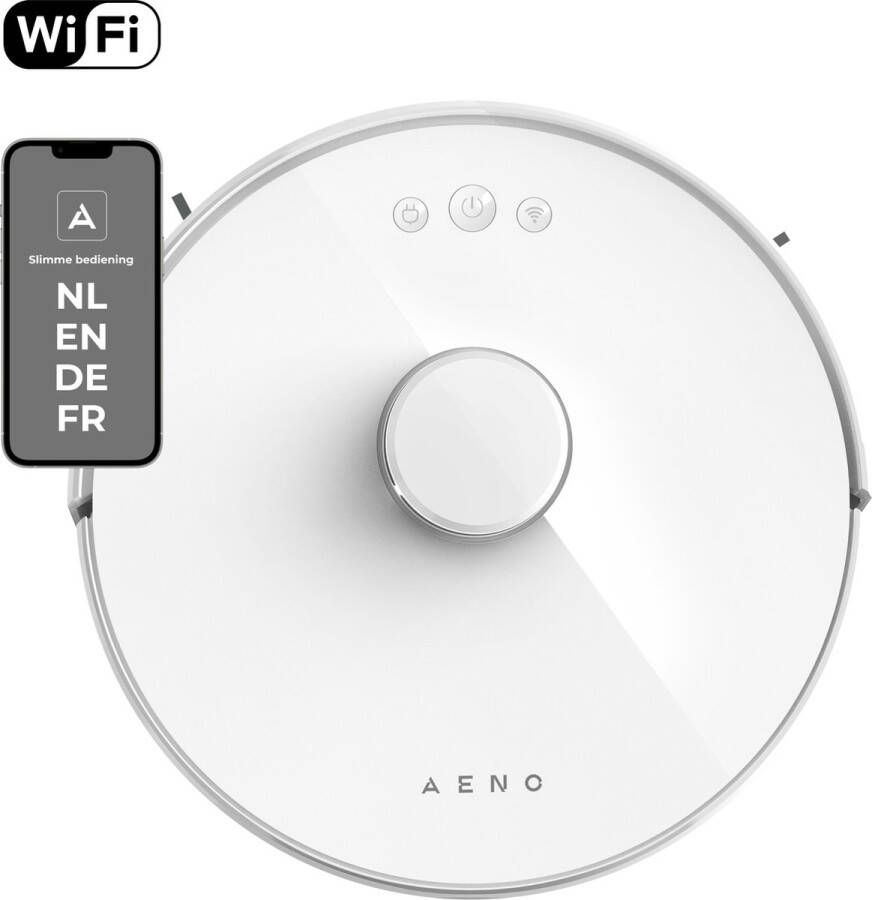 AENO RC2S robotstofzuiger Dweil functie Smart app NL 2.5KPa Wit