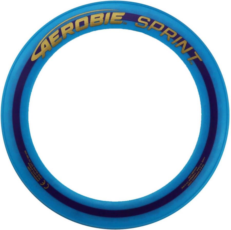 Aerobie Sprint Ring Vliegende disc 25 cm Blauw frisbee