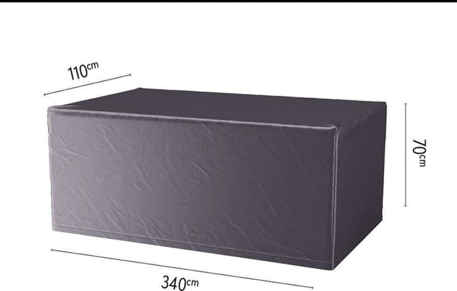 Platinum AeroCover Tuintafelhoes 340x110xH70 Ademend Waterproof Hoge kleurechtheid