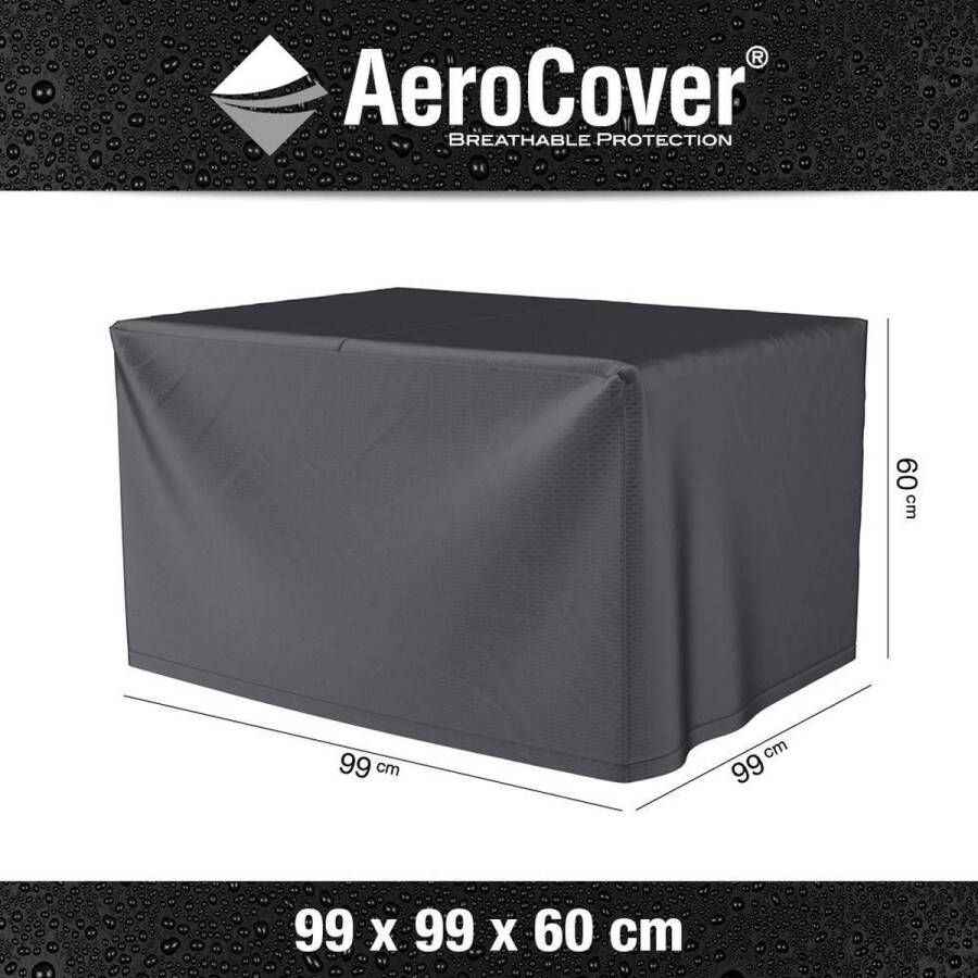 AeroCover Platinum vuurtafelhoes 99x99xH60 cm.