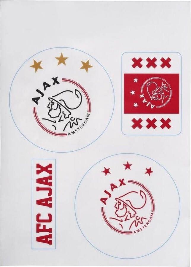 AFC Ajax Zelfklevende Raamstickers A4-formaat 2 Stickers