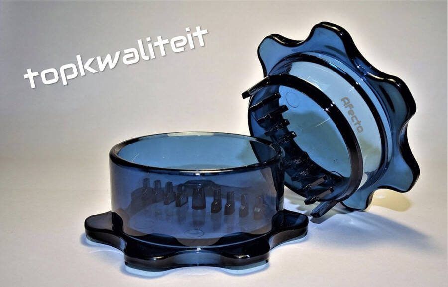 Afecto Knoflook twister Knoflookpers gemberpers kruidenmolen blauw