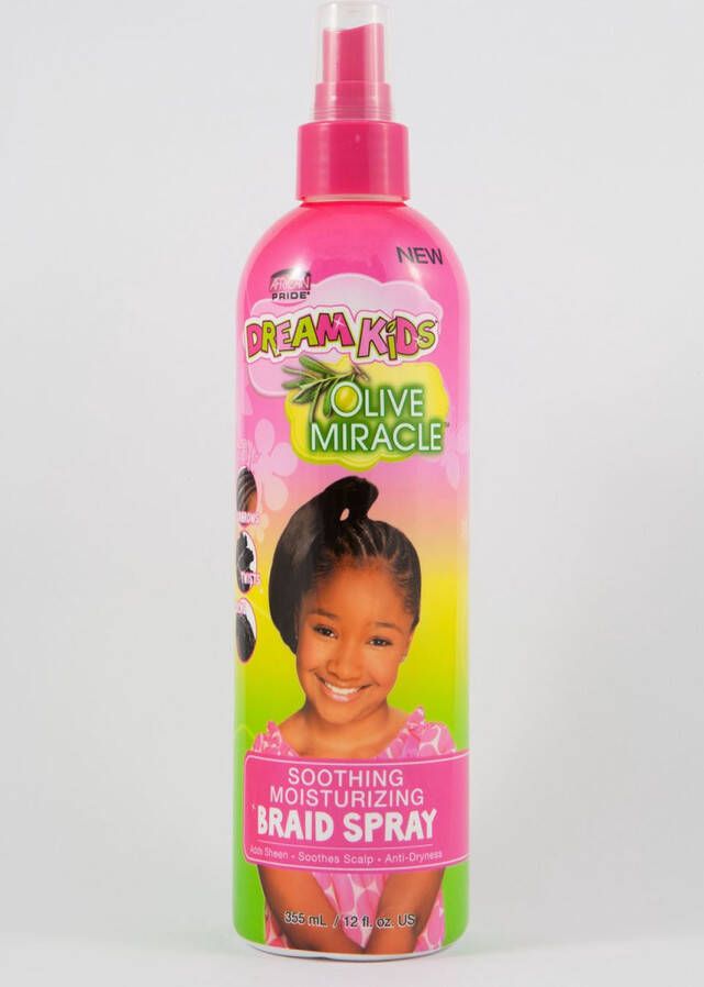 African Pride Dream Kids Olive Miracle Braid Spray 355ml