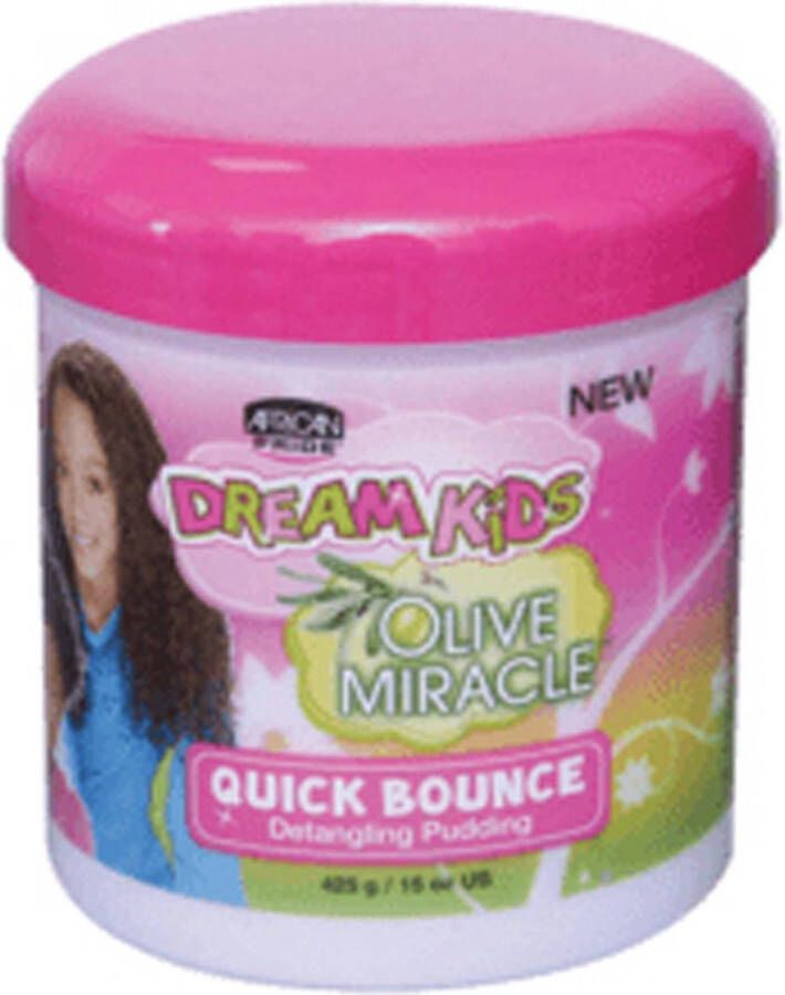 African Pride Dream Kids Olive Miracle Quick Bounce Pudding 425 gr