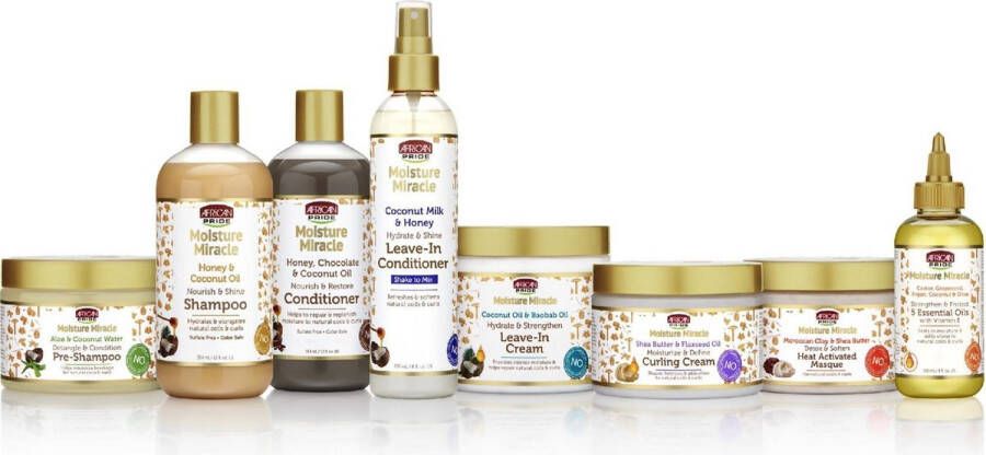 African Pride Moisturizing Miracle Combo Set (8X1)