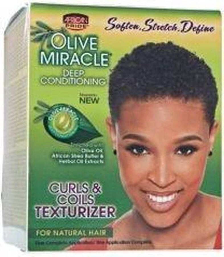 African Pride OLIVE MIRACLE TEXTURIZER KIT