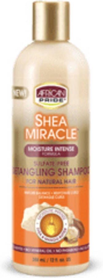African Pride Shea Butter Miracle Detangling Shampoo 355 ml