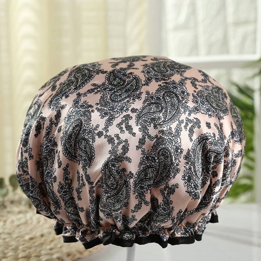 AfricanFabs Luxe Grote Douchemuts Shower cap Douchekapje Douche cap voor vol haar krullen afro van Ancient look