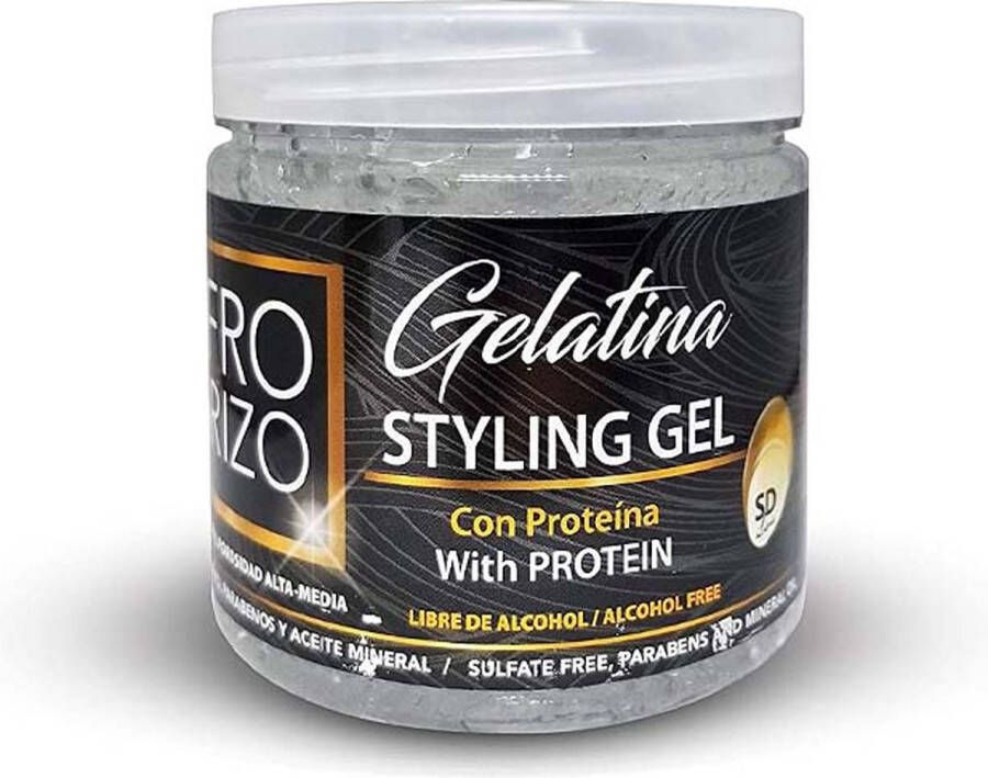 Afro & Rizo Gelatina con proteína 16oz (Styling gel)