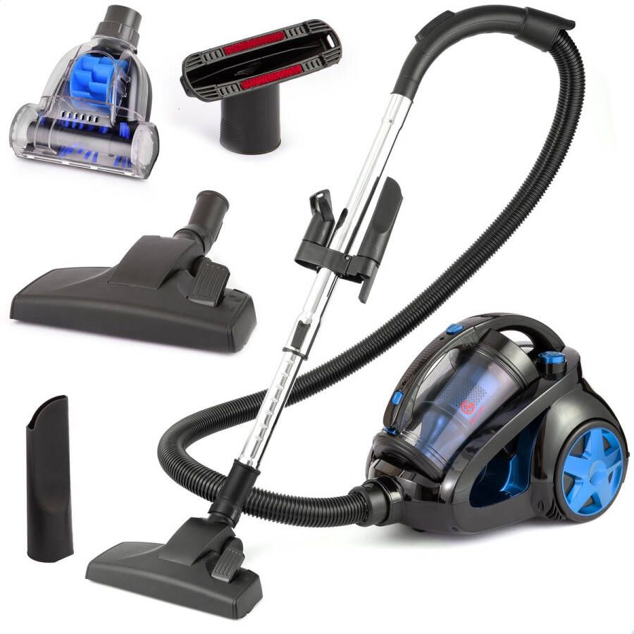 AG 3100 Stofzuiger Zonder Zak Stofzuigers Vacuum Cleaner Zakloos Geschikt Voor Dierenharen -900W Sterke Zuigkracht Blauw