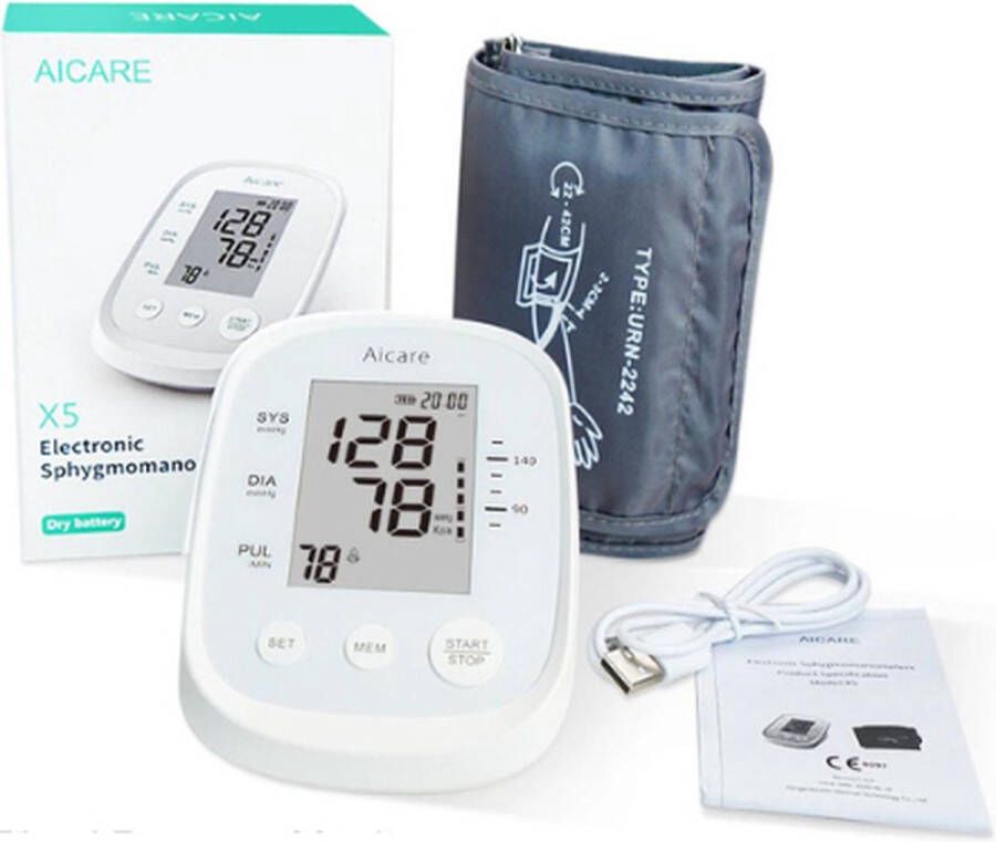 AICARE bloeddrukmeter bloeddrukmeters bloeddrukmeter bovenarm Hypertensiemeter Sphygmomanometer