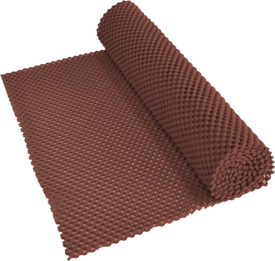Aidapt anti-slip mat bruin voor lade dienblad vloer