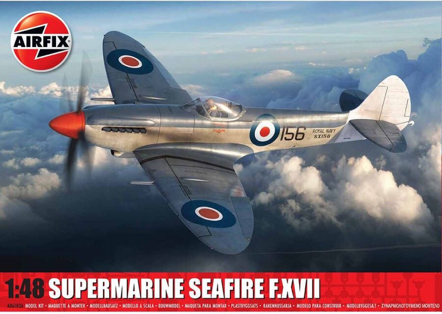 Airfix 1:48 06102A Supermarine Seafire F.XVII Plastic Modelbouwpakket