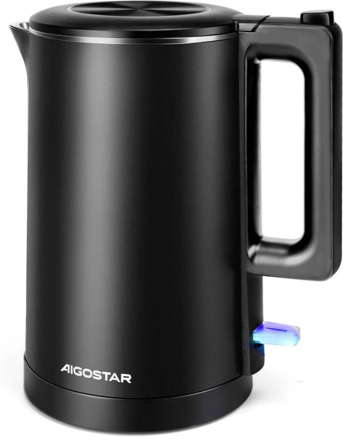 Aigostar Luster 30A5U Waterkoker -Cool Touch 1.8L 2200W Zwart