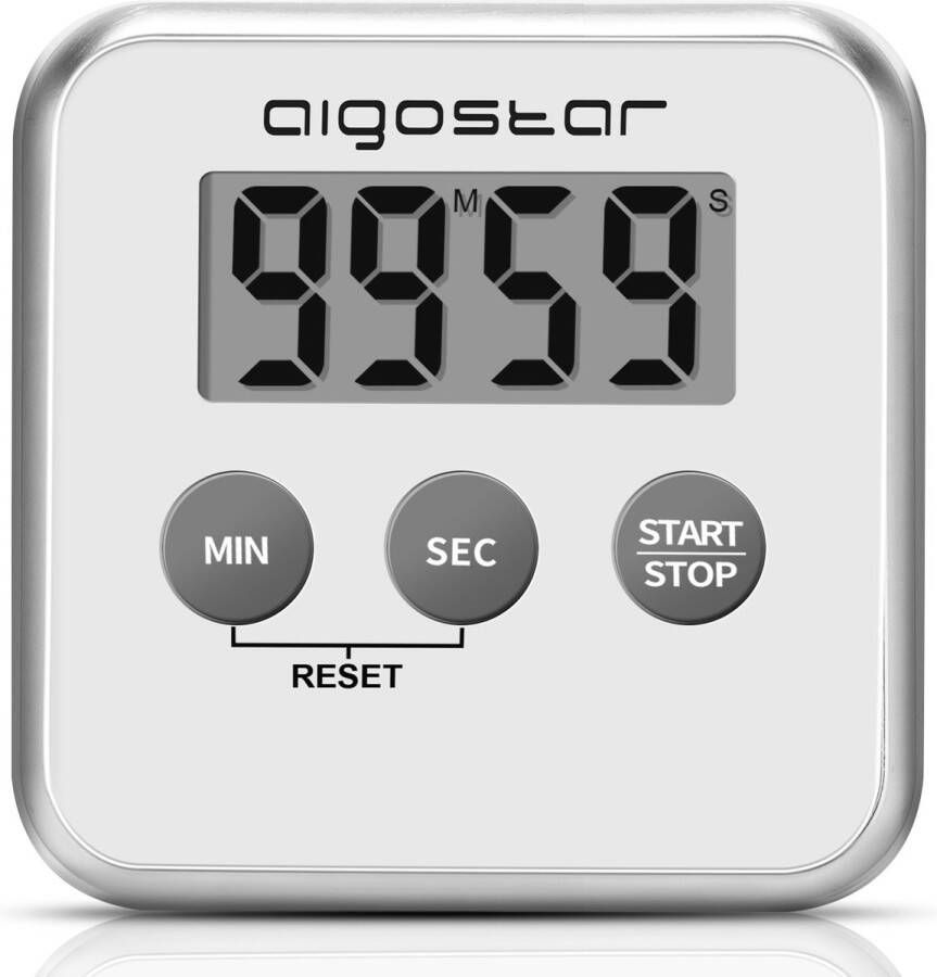 Aigostar timer digitale kookwekker multifunctionele timing LED-display multifunctioneel 3 installatiemethoden