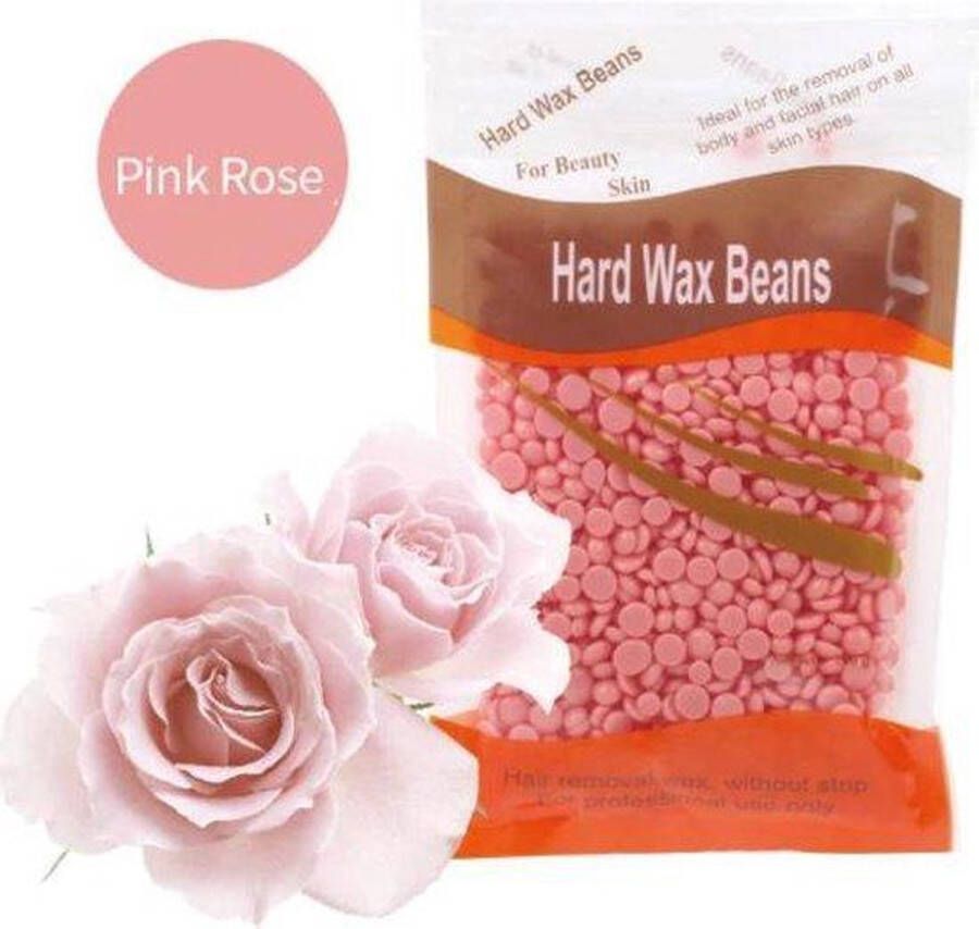 AIMES Hard Wax Beans 100 gram Rose Wax korrels Ontharen lichaam en gezicht Harsen Waxen Ontharingswax