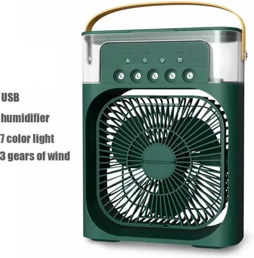Air Cooler Draagbare Aircooler Zwart – Draadloze Luchtkoeler met water tank – Luchtbevochtiger functie Luchtkoeler geen airco –Tafelventilator Ventilator Staand Verhoog je iviteit en nachtrust