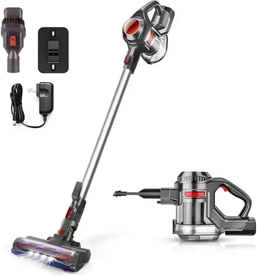 Air Essence Bise Steelstofzuiger Snoerloze stofzuiger 100AW cyclonische technologie Rood