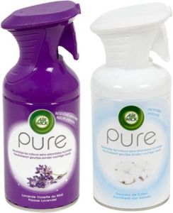 Air Wick Pure Luchtverfrisser Duoverpakking Mix Pure Cotton & Lavendel