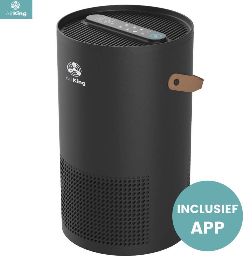 AirKing Luchtreiniger HEPA 13 + koolstoffilter UV-C filter Ionisator Air Purifier tegen huisstofmijt hooikoorts allergie en stof 230 m³ u