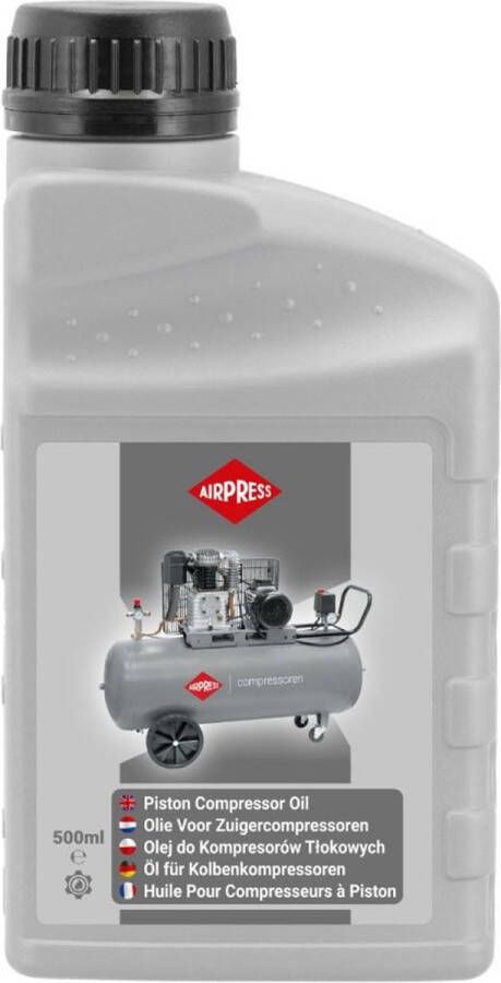 Airpress Olie voor zuigercompressoren 0 5 Liter Blauw Hoogwaardige compressor olie